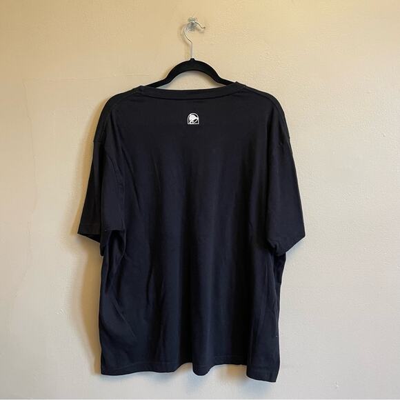 Taco Bell 2X short sleeve t-shirt black white Fast Food pop art bell - Picture 5 of 7